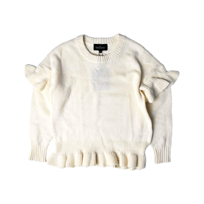 A White Knit Sweaters from Little Remix in size 10Y for girl. (Front View)
