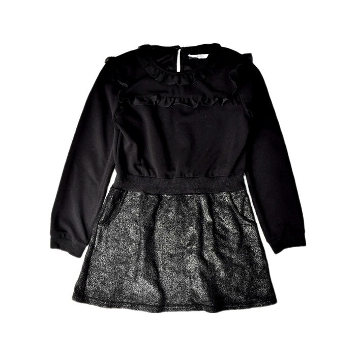 A Black Long Sleeve Dresses from Relish in size 10Y for girl. (Front View)