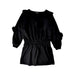 A Black Long Sleeve Dresses from Little Remix in size 10Y for girl. (Front View)