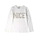 A White Long Sleeve Tops from Byblos in size 10Y for girl. (Front View)