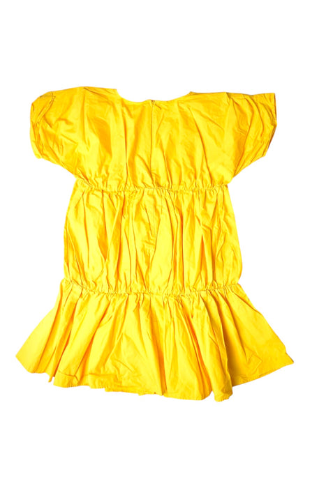 A Yellow Short Sleeve Dresses from COS in size 6T for girl. (Back View)