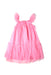 A Pink Sleeveless Dresses from Seed in size 9Y for girl. (Back View)