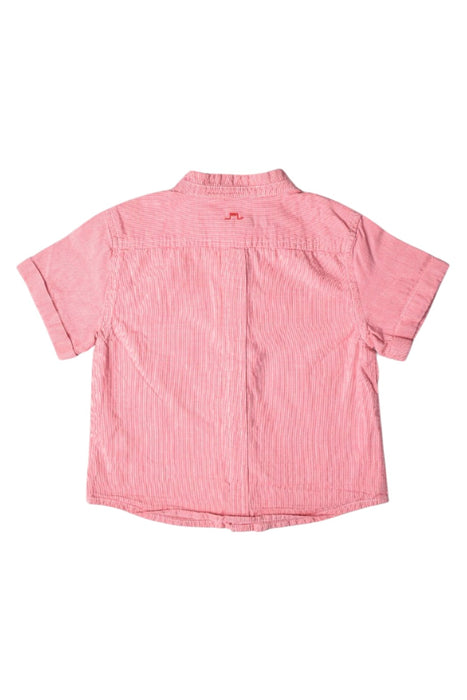 A Pink Short Sleeve Shirts from Chateau de Sable in size 18-24M for girl. (Front View)