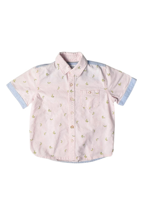 A Pink Short Sleeve Shirts from Gingersnaps in size 4T for boy. (Front View)