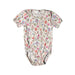 A Multicolour Short Sleeve Bodysuits from Purebaby in size 18-24M for girl. (Front View)
