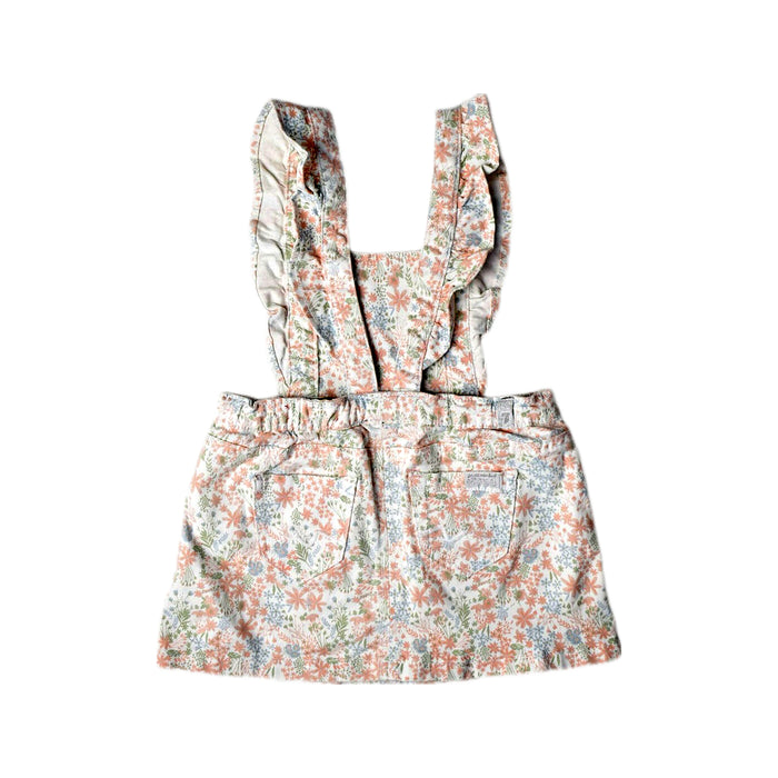A Pink Overall Dresses from 7 For All Mankind in size 4T for girl. (Back View)