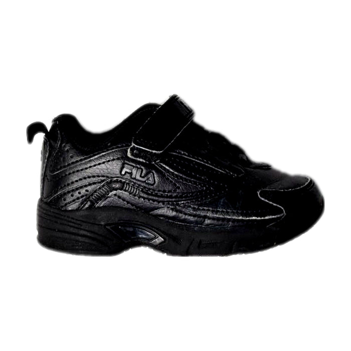 A Black Sneakers from Fila in size 3T for neutral. (Front View)