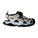 A Black Sandals from Dr. Kong in size 5T for boy. (Front View)