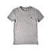 A Grey Short Sleeve T Shirts from Polo Ralph Lauren in size 8Y for girl. (Front View)