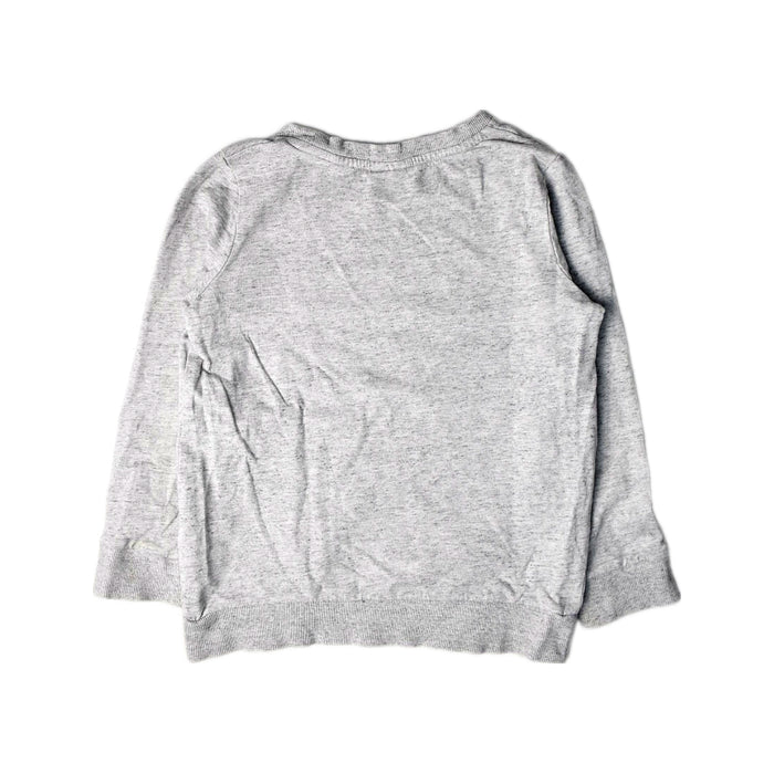 A Grey Long Sleeve T Shirts from Seed in size 7Y for boy. (Back View)