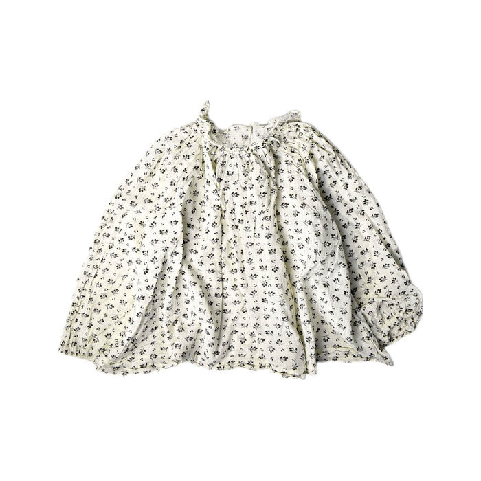 A Ivory Long Sleeve Dresses from Caramel in size 8Y for girl. (Back View)