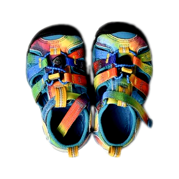 A Multicolour Sandals from Keen in size 3T for girl. (Back View)