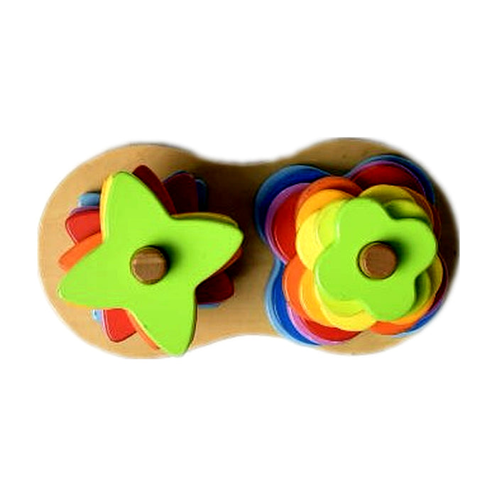 A Multicolour Wooden Toys from Hape in size O/S for neutral. (Front View)