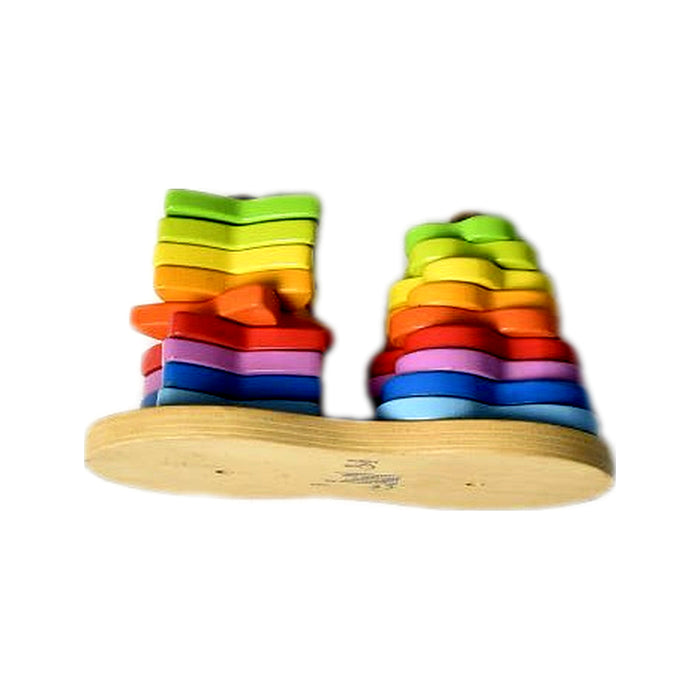 A Multicolour Wooden Toys from Hape in size O/S for neutral. (Back View)
