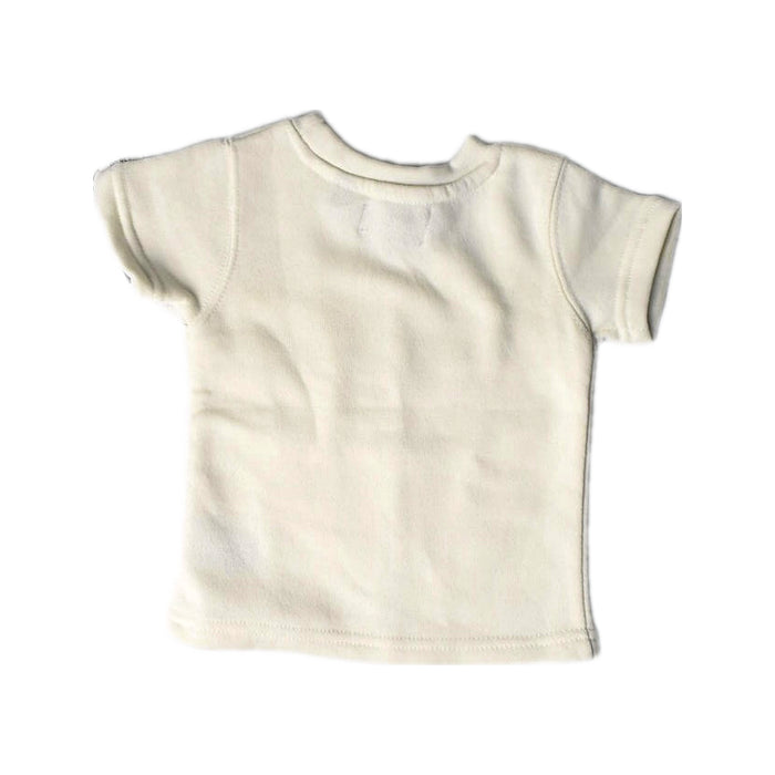 A White Short Sleeve Tops from Kenneth Cole in size 6-12M for boy. (Back View)