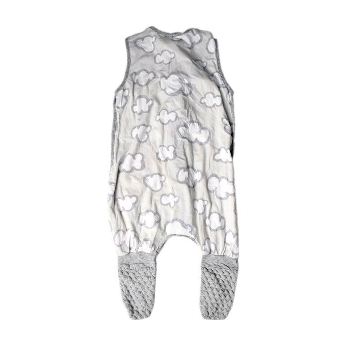 A Grey Sleepsacs from Love To Dream in size 6-12M for neutral. (Back View)