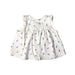 A White Sleeveless Shirts from Petit Bateau in size 3-6M for girl. (Back View)