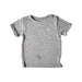 A Grey Short Sleeve T Shirts from Raph and Remy in size 3-6M for neutral. (Front View)