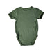 A Green Short Sleeve Bodysuits from Raph and Remy in size 3-6M for neutral. (Back View)
