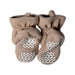 A Beige Slippers from Hudson Baby in size 6-12M for boy. (Back View)