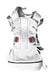 A Silver Baby Carriers from BabyBjorn in size 6-12M for neutral. (Front View)