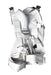 A Silver Baby Carriers from BabyBjorn in size 6-12M for neutral. (Back View)