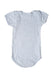 A Blue Short Sleeve Bodysuits from Petit Bateau in size 3T for neutral. (Back View)