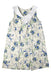 A Blue Sleeveless Dresses from Sea Apple in size 10Y for girl. (Back View)