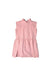 A Pink Sleeveless Dresses from Chateau de Sable in size 4T for girl. (Front View)