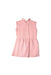 A Pink Sleeveless Dresses from Chateau de Sable in size 4T for girl. (Back View)