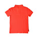 A Red Short Sleeve Polos from Polo Ralph Lauren in size 5T for boy. (Back View)