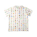 A White Short Sleeve Polos from Le Petit Society in size 2T for boy. (Back View)
