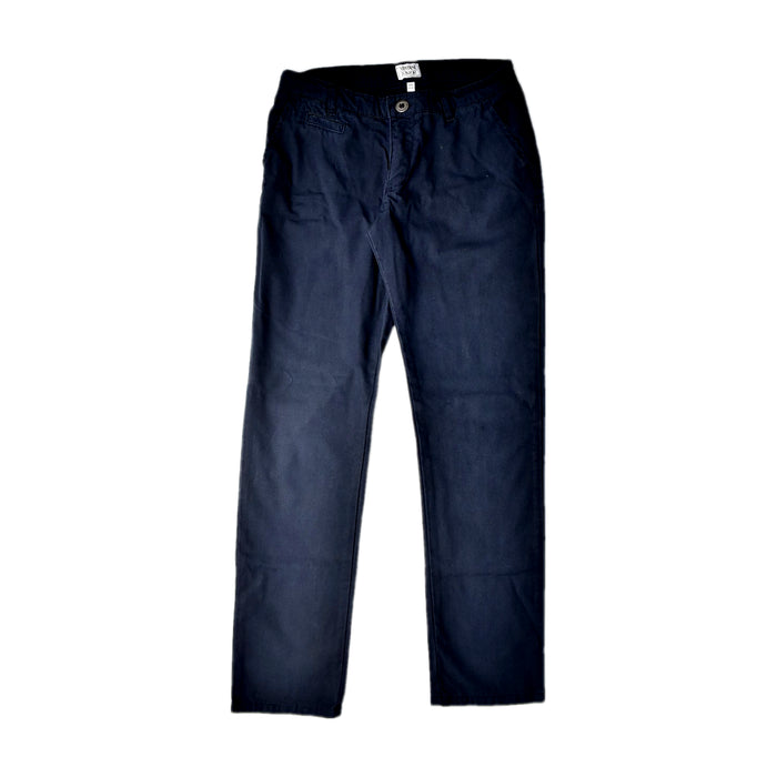 A Navy Casual Pants from Armani in size 10Y for boy. (Front View)