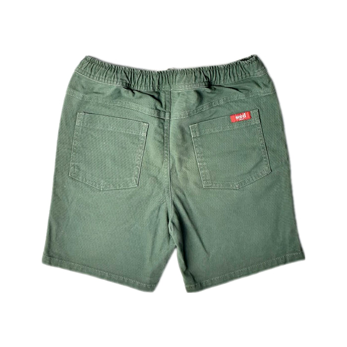 A Green Shorts from Seed in size 10Y for boy. (Back View)