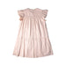 A Pink Short Sleeve Dresses from Petit Bateau in size 12Y for girl. (Back View)