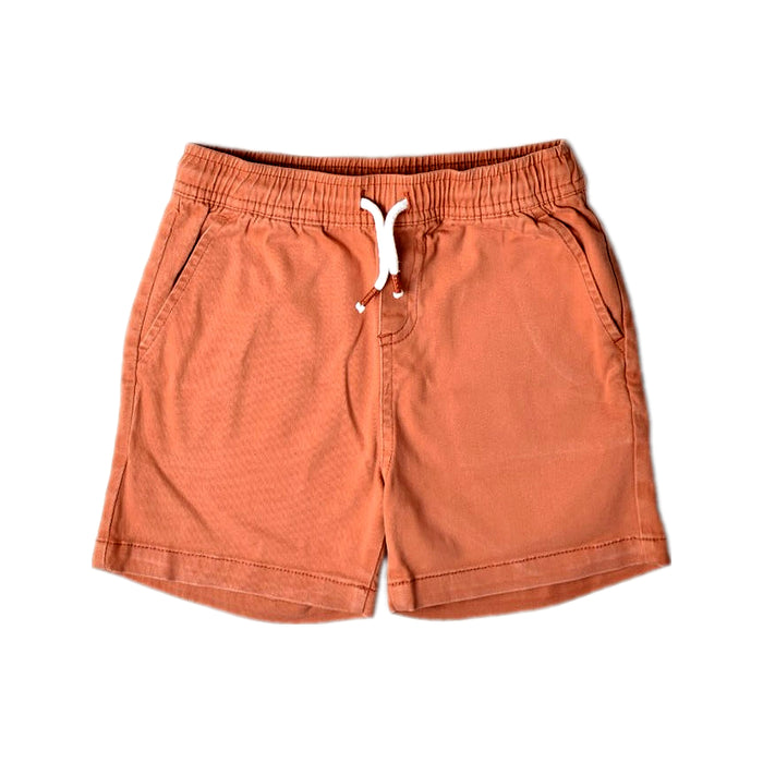A Orange Shorts from Seed in size 5T for boy. (Front View)