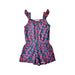 A Blue Sleeveless Rompers from DPAM in size 3T for girl. (Front View)
