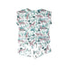 A Multicolour Pyjama Sets from Genwoo Kids in size 2T for girl. (Back View)