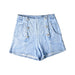 A Blue Shorts from Balmain in size 14Y for girl. (Front View)