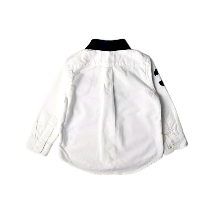 A White Long Sleeve Shirts from Polo Ralph Lauren in size 2T for boy. (Back View)