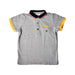 A Grey Short Sleeve Polos from Armani in size 3T for boy. (Front View)