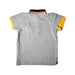 A Grey Short Sleeve Polos from Armani in size 3T for boy. (Back View)