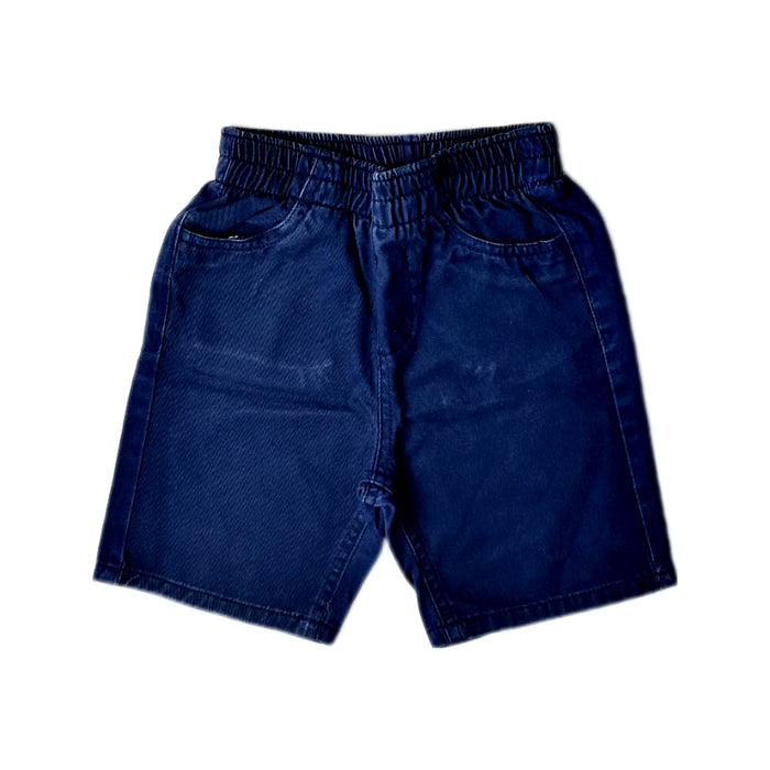 A Navy Shorts from Nautica in size 4T for boy. (Front View)