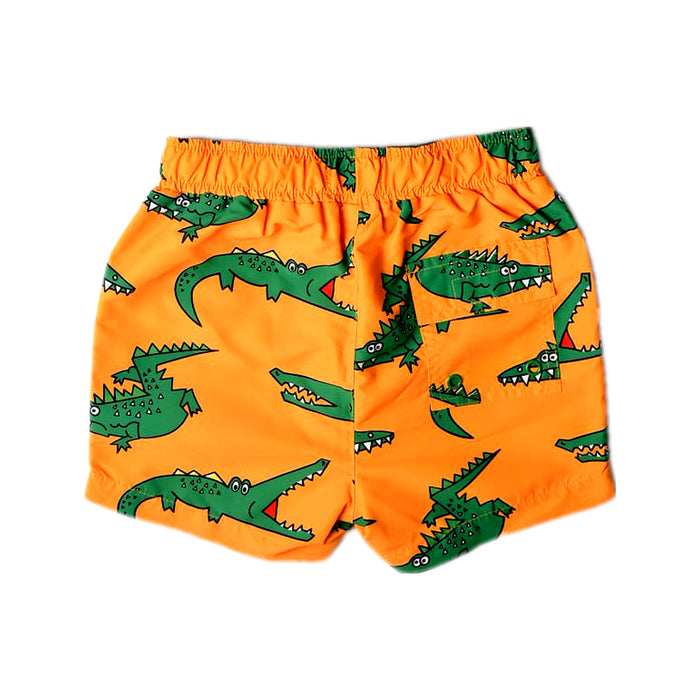 A Orange Swim Shorts from Stella McCartney in size 3T for boy. (Back View)