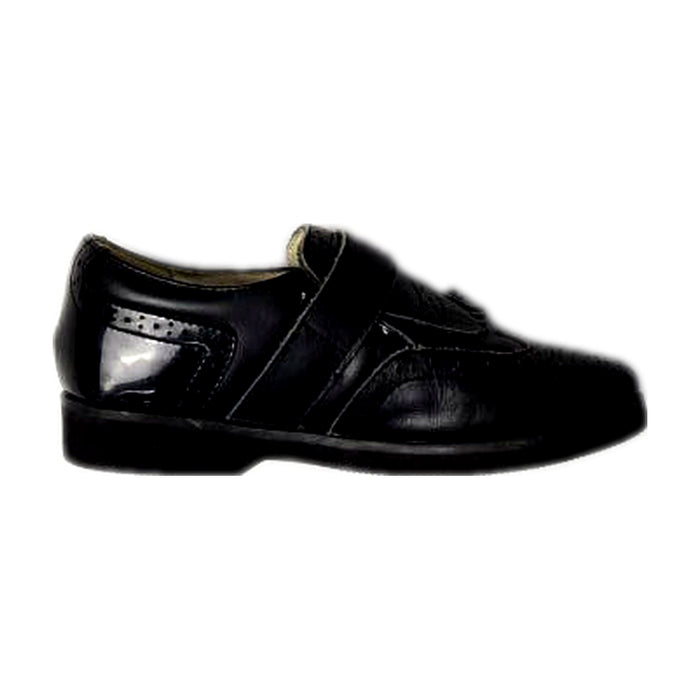 A Black Dress Shoes from Nicholas & Bears in size 3T for boy. (Front View)