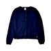 A Navy Cardigans from Petit Bateau in size 10Y for girl. (Front View)