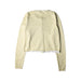 A Ivory Cardigans from Petit Bateau in size 12Y for girl. (Back View)