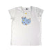 A White Pyjama Sets from Petit Bateau in size 12Y for girl. (Front View)