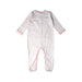 A Pink Long Sleeve Jumpsuits from Petit Bateau in size 2T for girl. (Back View)