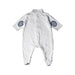 A White Long Sleeve Jumpsuits from Petit Bateau in size 3-6M for boy. (Back View)